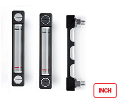 HCZ-PT (inch sizes)-Level indicators with protection frame